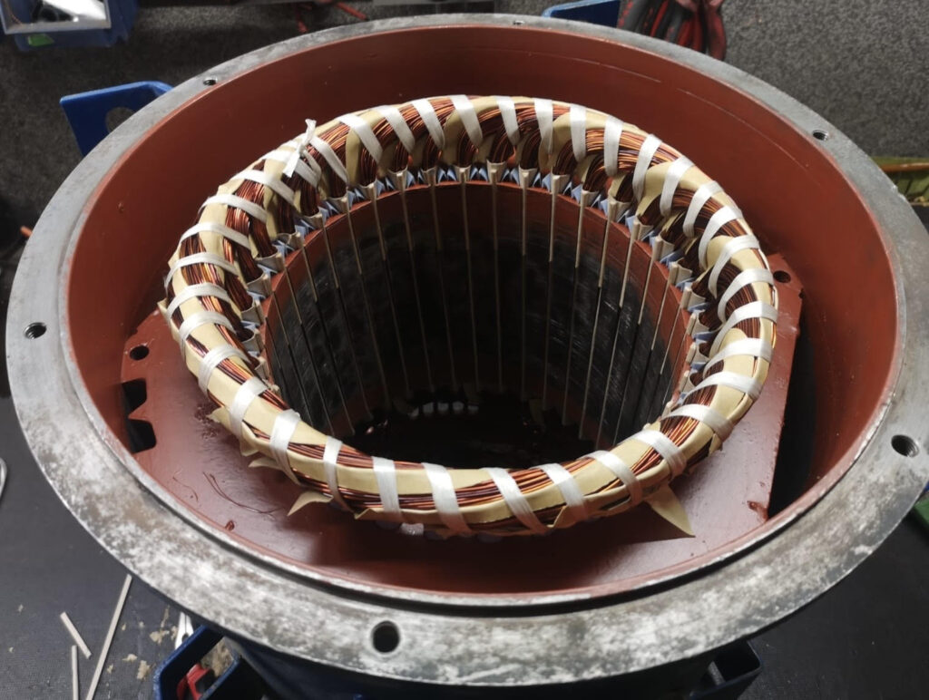 Przezwajanie silników elektrowrzecion