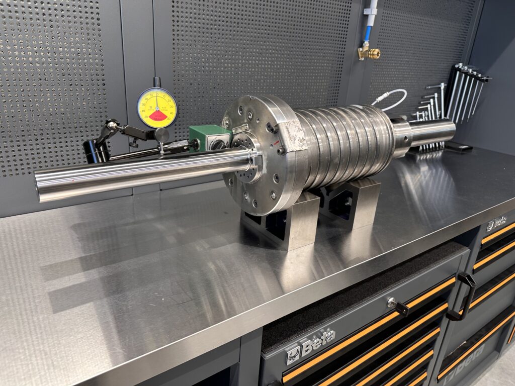 pomiar bicia wrzeciona mazak