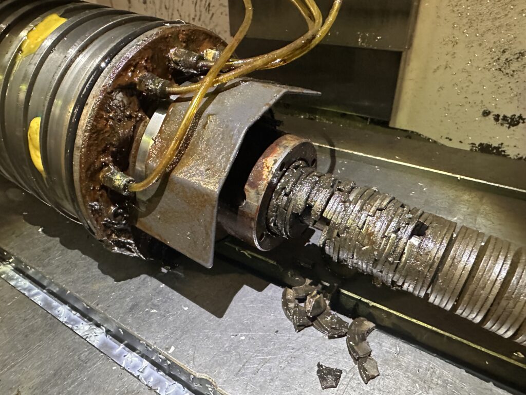 uszkodzone wrzeciono mazak