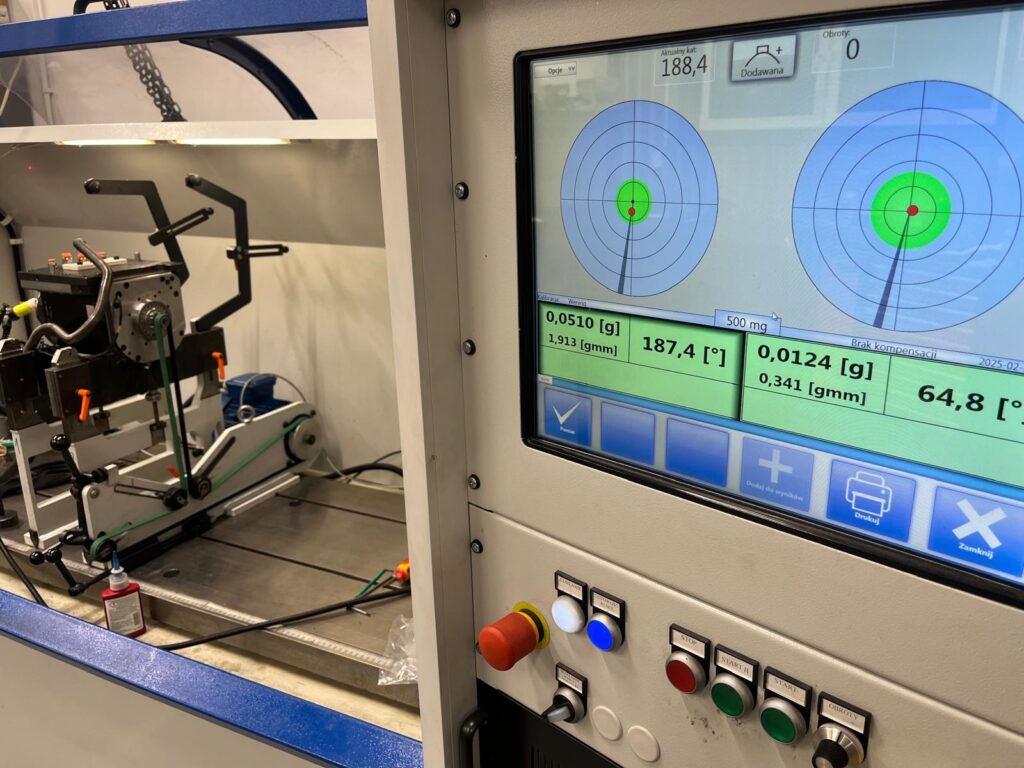 Precyzyjne wyważanie wrzeciona CNC z pomiarem drgań – klucz do długowieczności wrzecion