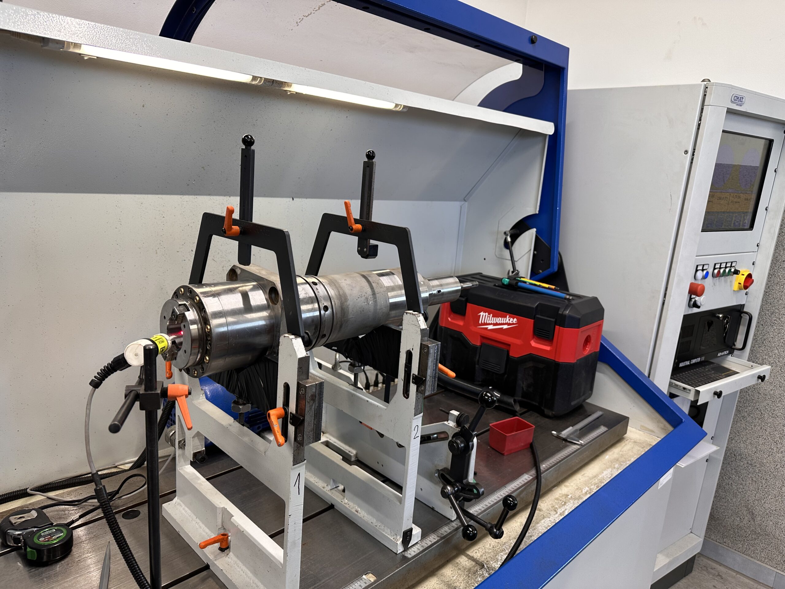 Wyważanie wrzeciona GMN TE120sx400-61913