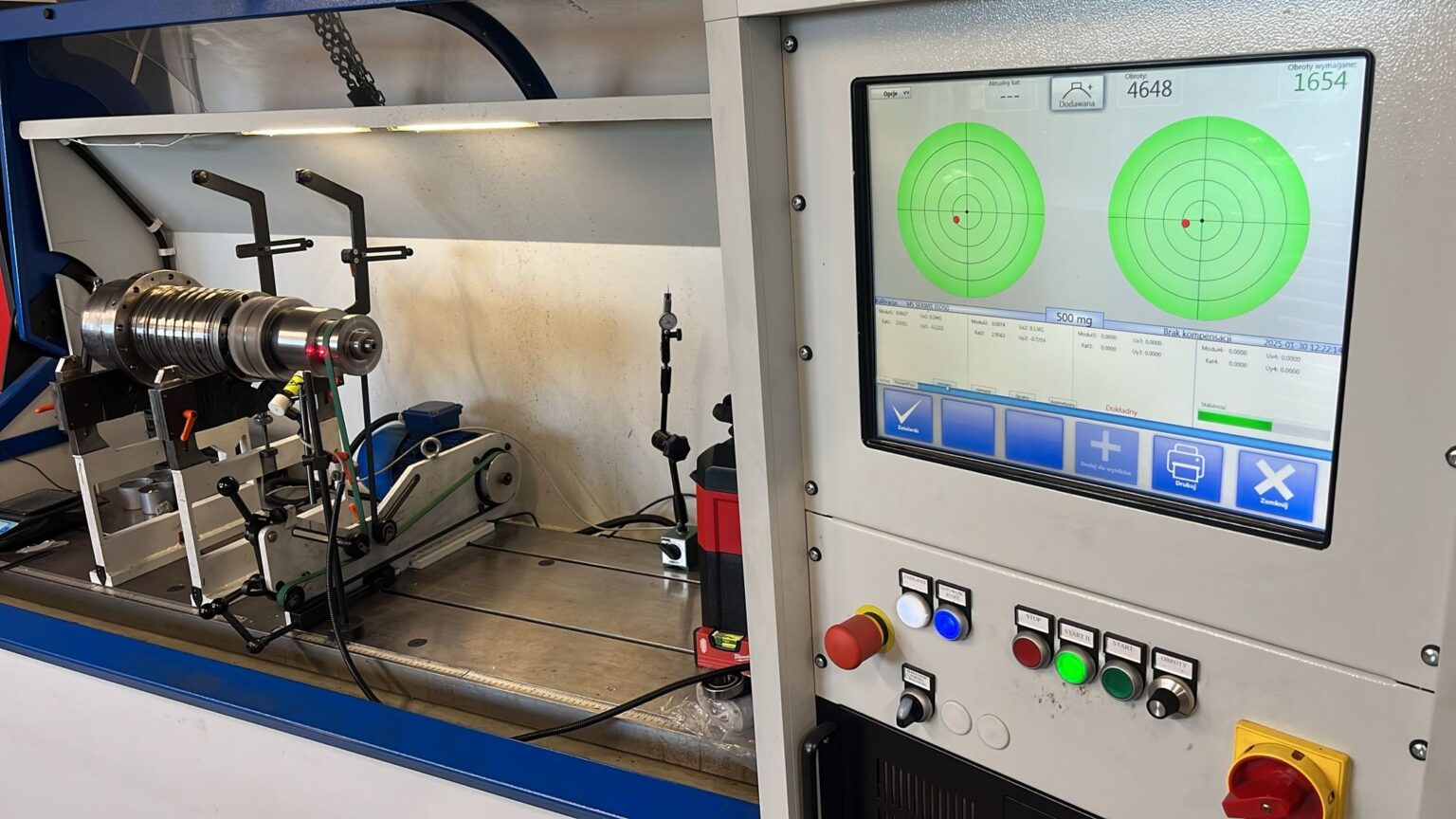 Wyważanie wrzecion i elektrowrzecion CNC