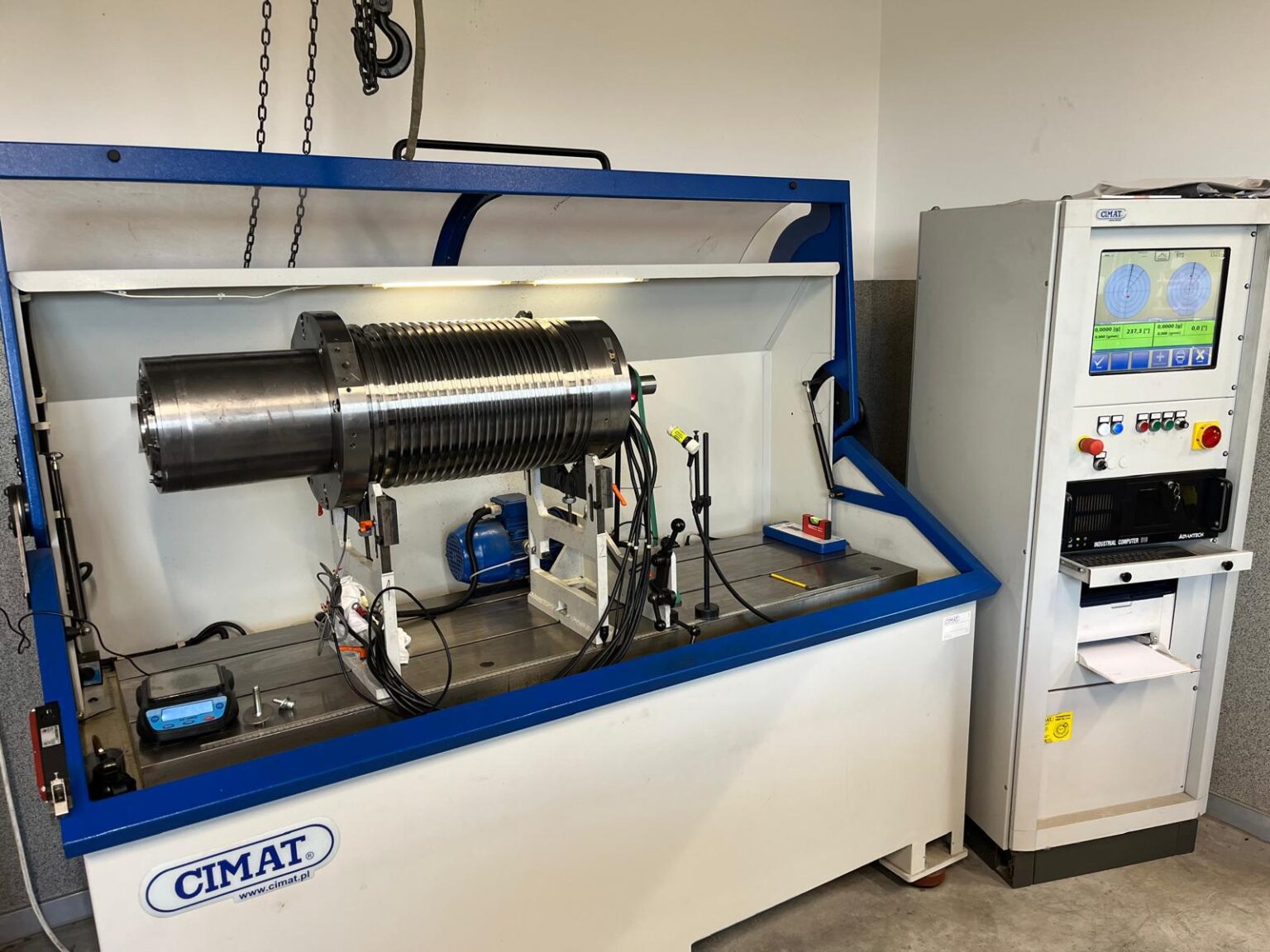 Serwis wrzeciona OKUMA – dynamiczne wyważanie po regeneracji Wyważanie wrzeciona OKUMA po serwisie i naprawie